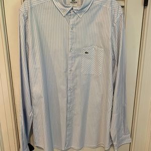 Lacoste button down men’s shirt size 40. Perfect condition